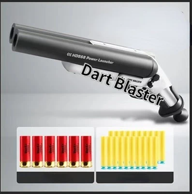 Toy HDS68 Sawed Off Double Barrel Dart Blaster