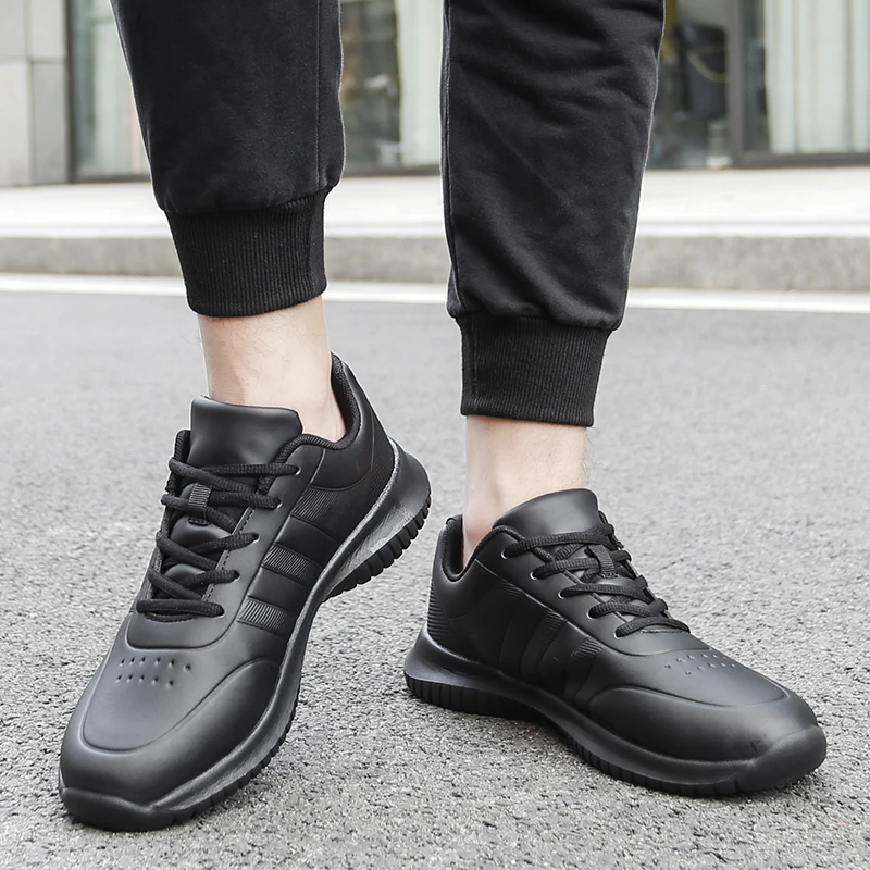 

Обувь шеф-повара, четырехсезонная противоскользящая маслостойкая водонепроницаемая портативная кухонная рабочая обувь с мягкой подошвой, модная повседневная мужская обувь больших размеров