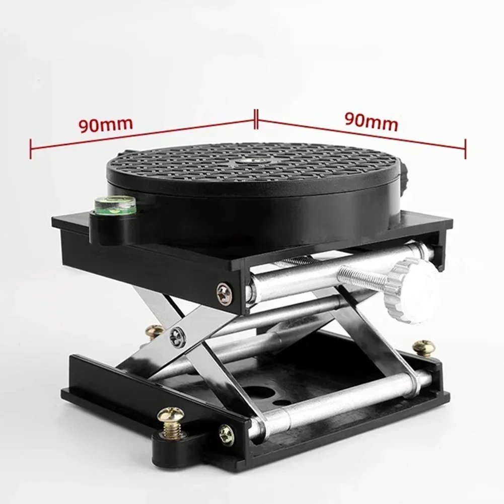 Adjustable Lift Stand For Laser-Level 360-Degree Rotation Router Lift Table Adjustable Height Laser-Level Lifting Platform