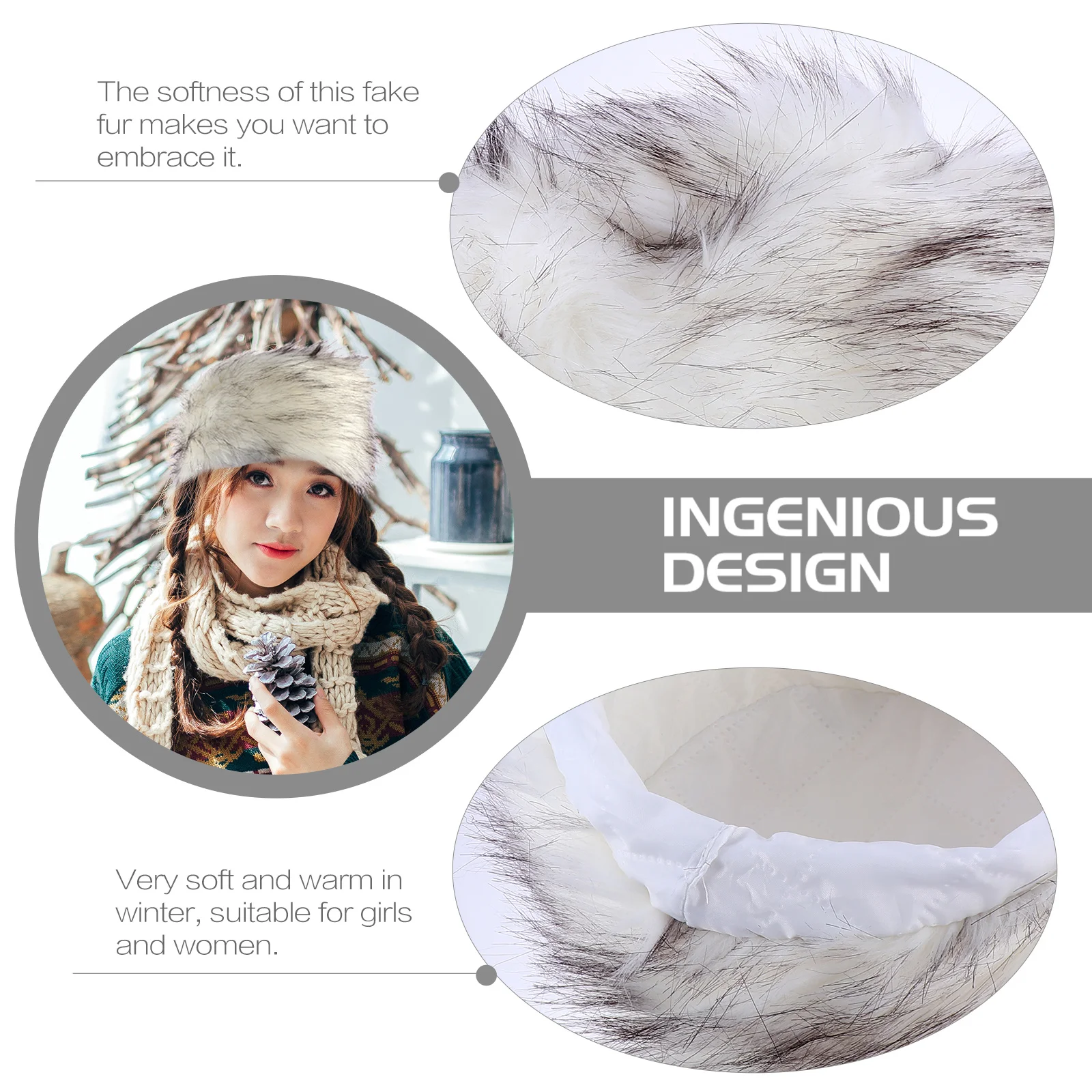 

Warm Cap Women Hat Cap Beanies Cold Weather Winter Women Hat Ear Protection Winter Headwear For