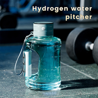 PP material hydrogen water bottle 1.5L hydrogen rich portable sports water bottle rich molecular hydrogen water generator