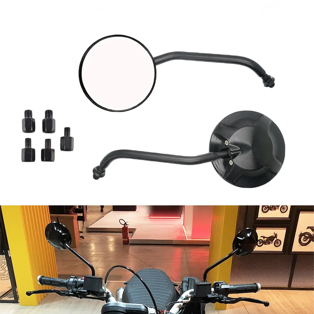 

Motorbike Accessories CNC Rear View Mirror Universal Reflector with Conversion Screws