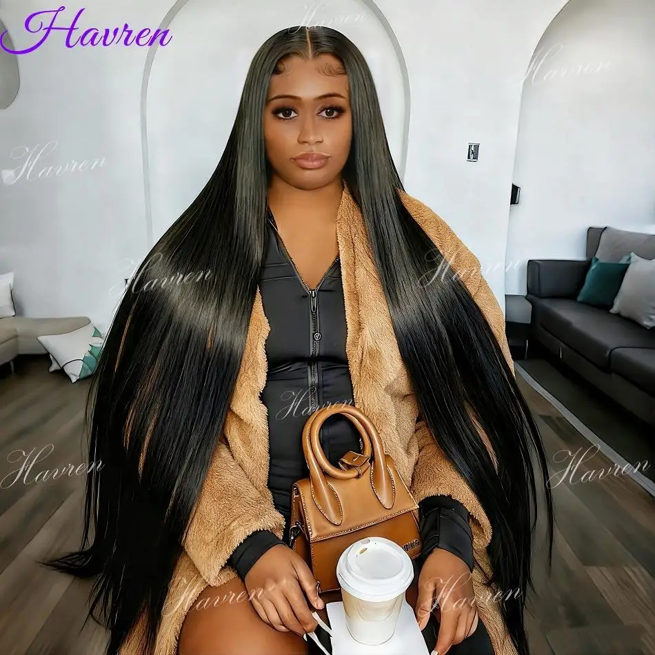 

Bone Straight Hd Lace Frontal Wig 13x6 Lace Front Wig Human Hair 30 40 Inch Transparent Lace Pre Plucked Wigs 13x4 HD Lace Wig