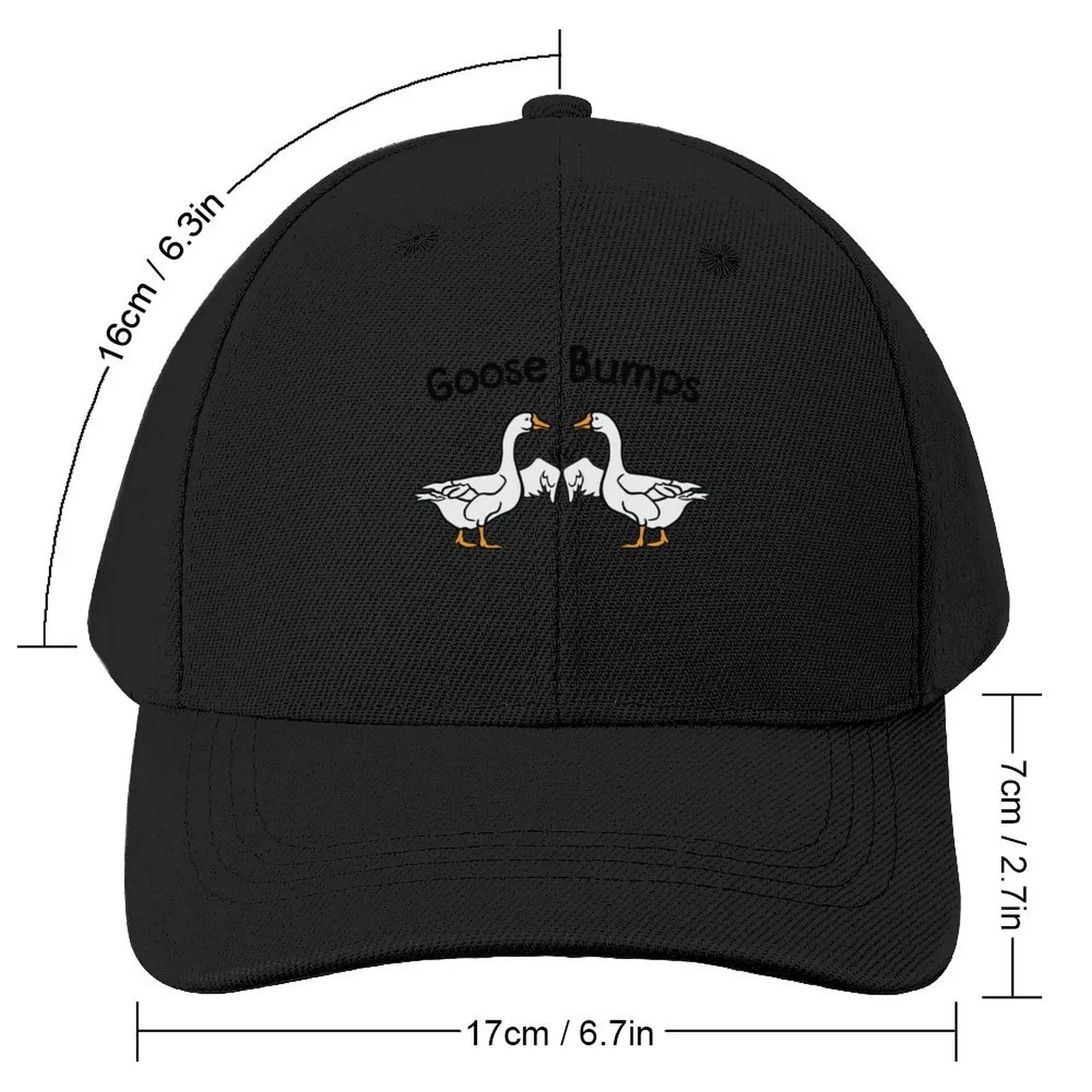 Goose Bumps - Geese fist bumps Baseball Cap Hat Man Luxury Beach Outing Hats Woman Men's