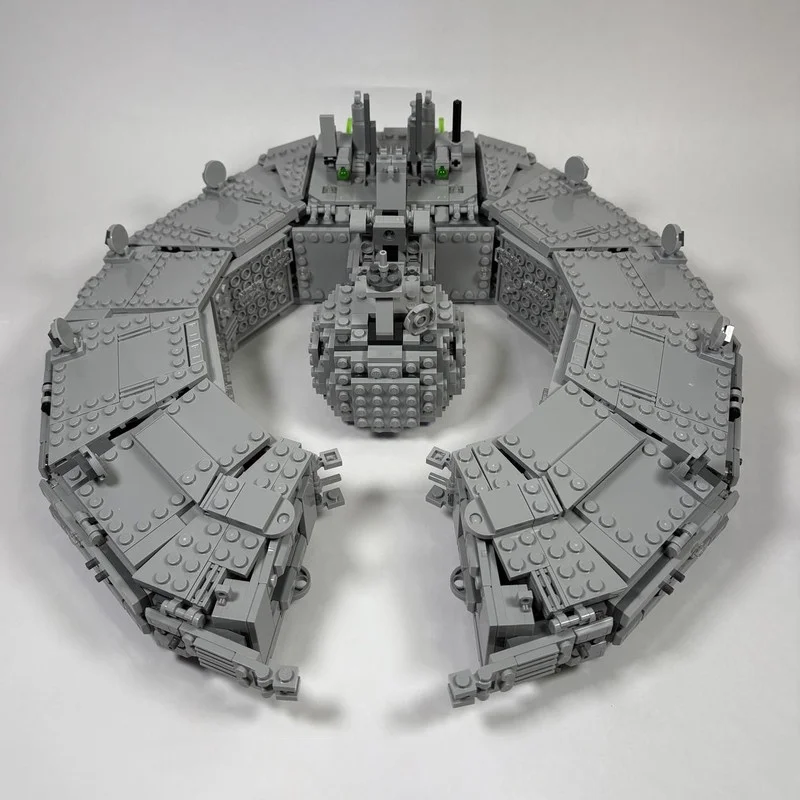 1469 Uds. MOC construcción alternativa Lucrehulk clase estrella modelo juguete de construcción bloques construcción regalo de Navidad montar ladrillo DIY niños