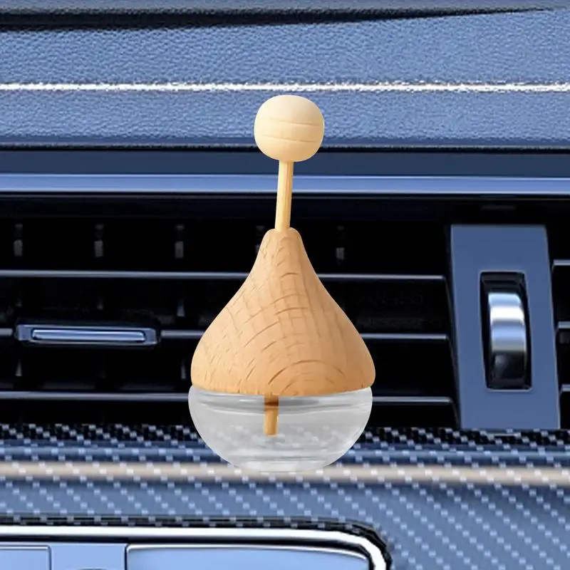 Auto Lufterfrischer Auto Parfüm Clip Ätherisches Öl Diffusor Vent Leere Glas Flasche Dekoration Aromatherapie Glas Flasche