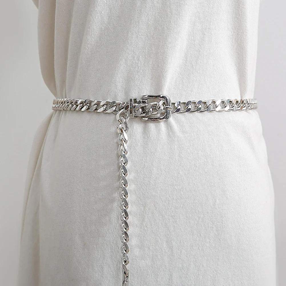 

Metal Waist Belt Fashion Jewelry Punk Chain Comfortable Durable Shining Matching Costume Occasions Women Sparkling