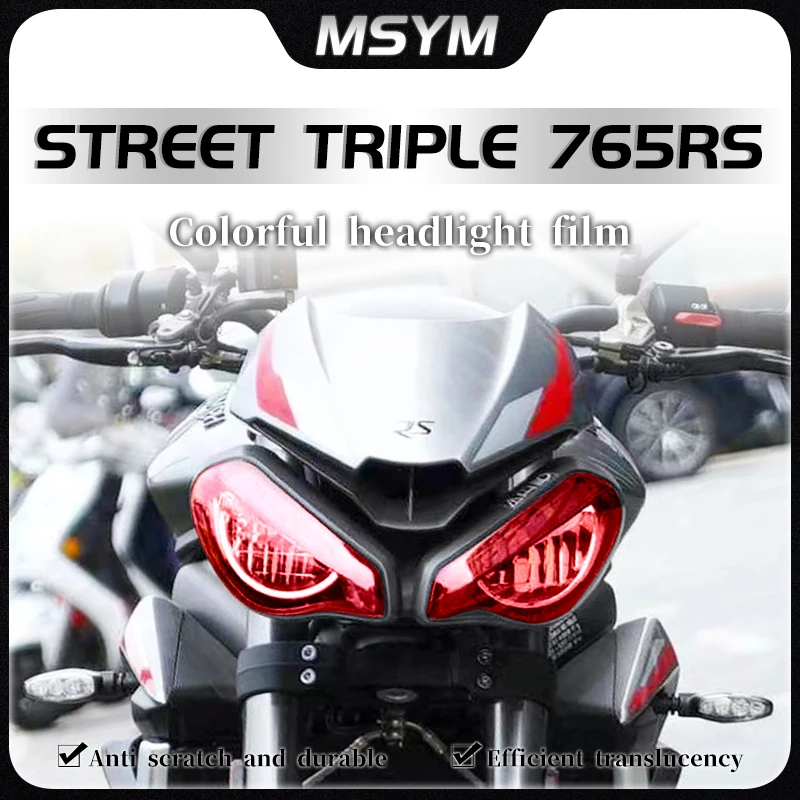 

For Triumph Street Triple 765RS STREET TRIPLE 765RS 2021 2022 Headlight film instrument film protective sticker accessories