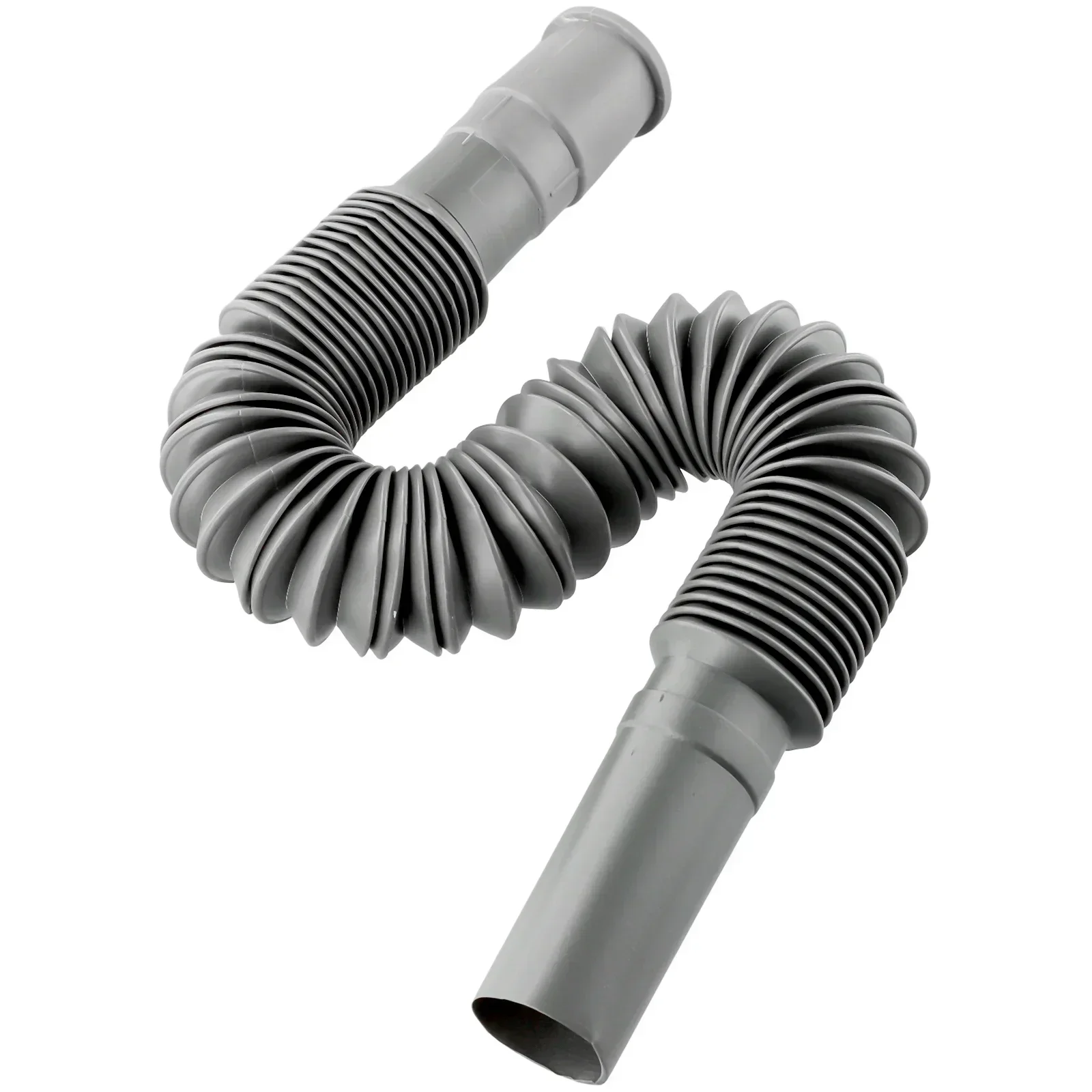 Drain Hose Hose Pipe 1Pcs Accessories PP + PVC Washbowl Water Drain 80cm Basin Gray Home Plastic Sink Bathroom