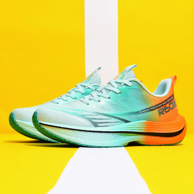 

2025 New Autumn Men's Shoes - Breathable Mesh Running Shoes, Cushioned Carbon Plate Speed Training, Anti-Slip Durable Hiking Sho