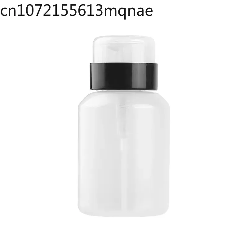Transparent Empty Press‑Type A lcohol Pump Bottle Plastic Container for Fiber Optic End‑Face Telecom Site Cleaning Work