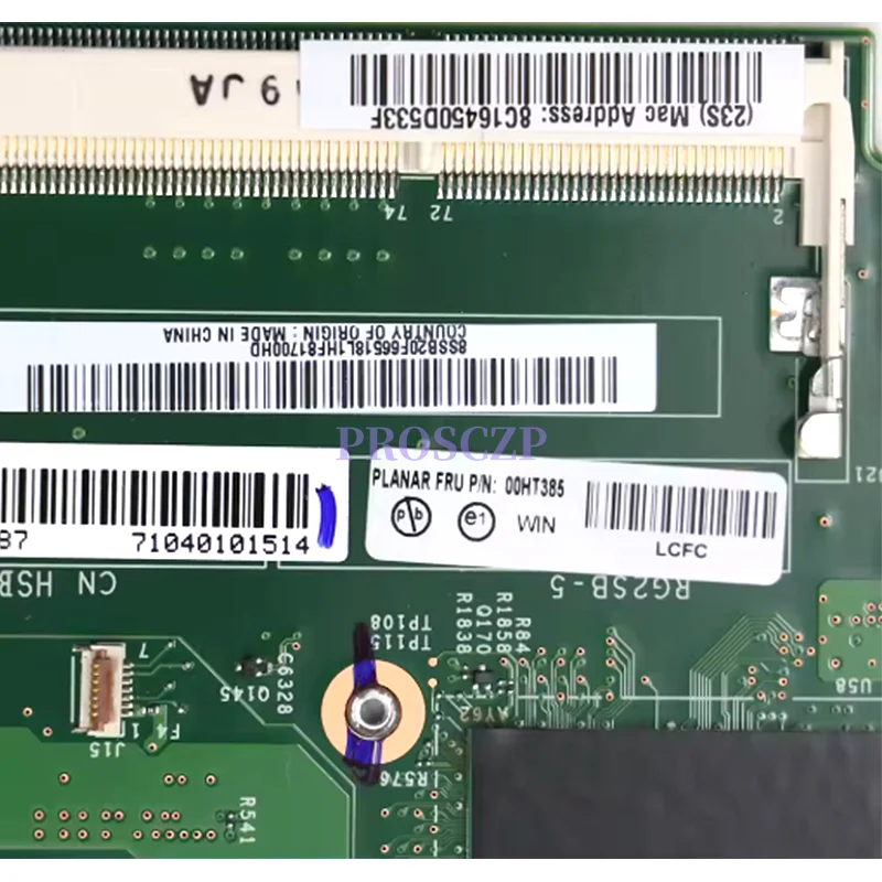 

Материнская плата для ноутбука Lenovo ThinkPad X250 NM-A091 CPU I3 I5 I7-5th Gen 00HT387 100% протестировано, ОК