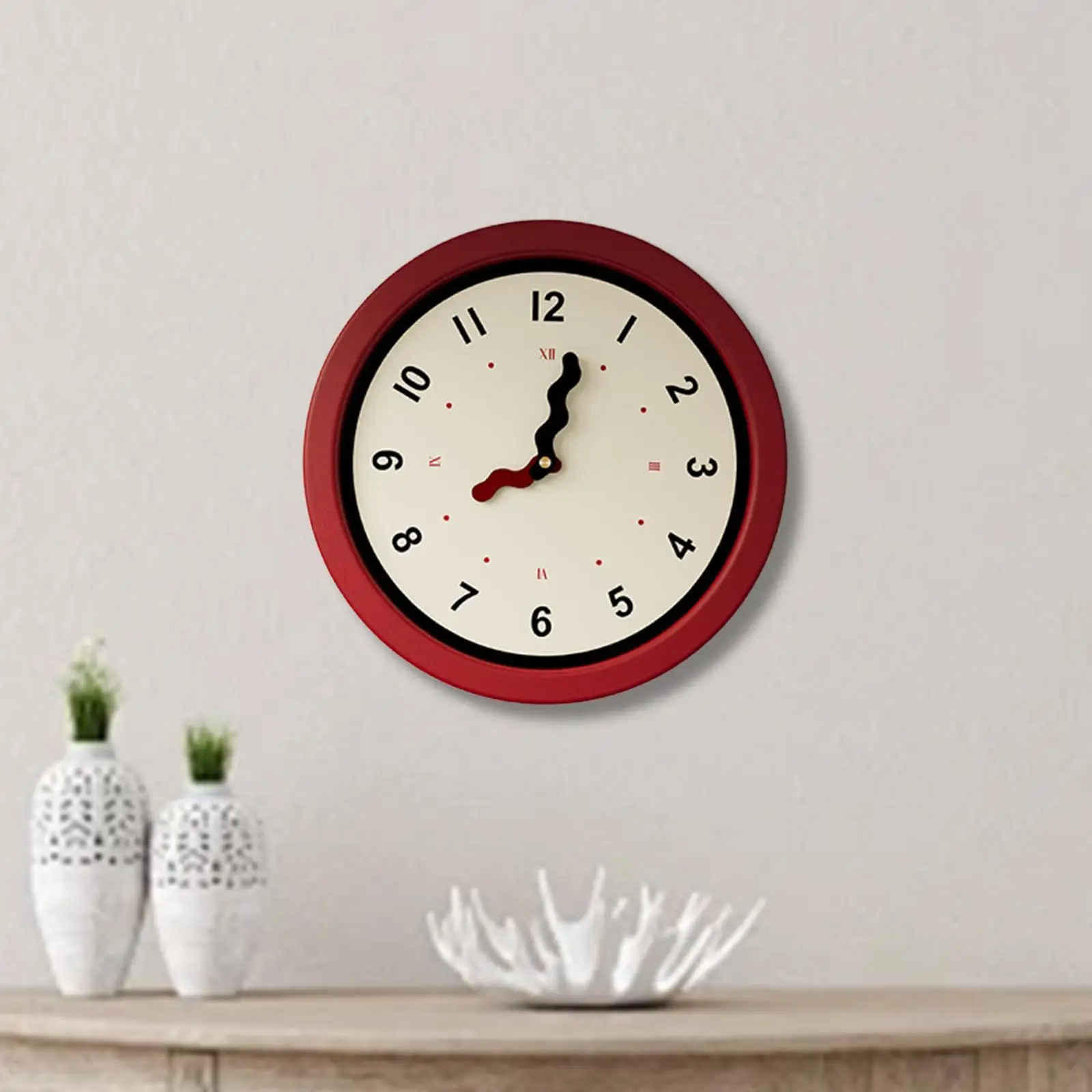 

Круглые настенные часы, скандинавские настенные часы для кухни, спальни, столовой