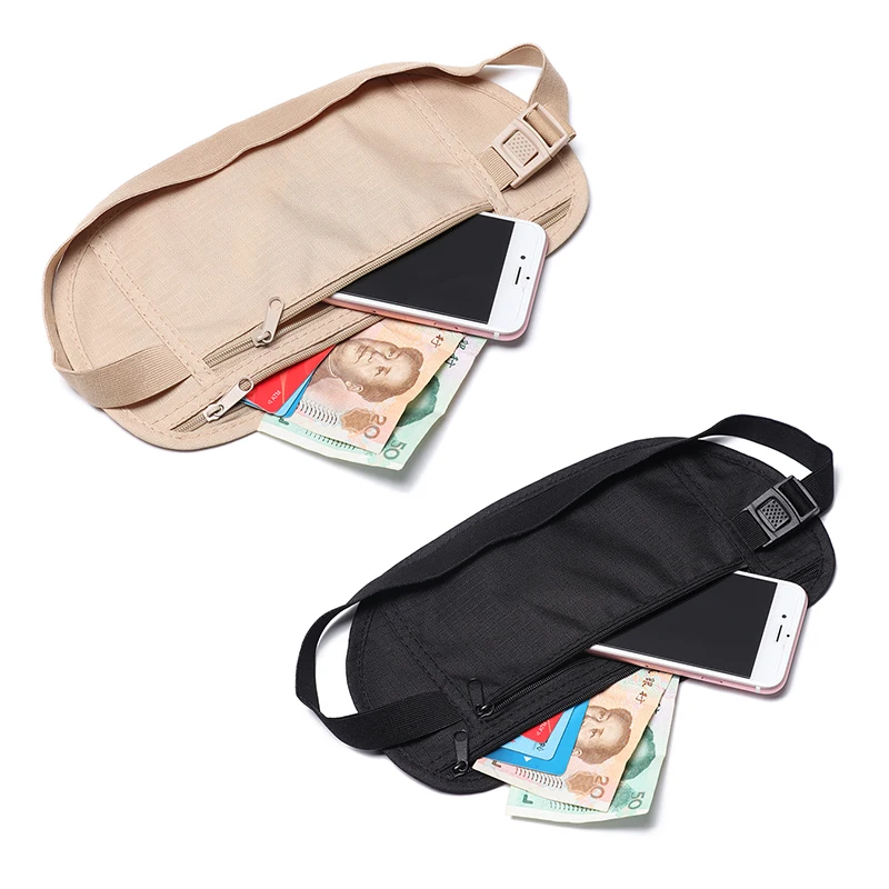 

Invisible Travel Waist Packs Pouch for Passport Money Belt Bag Hidden Security Wallet Gift Travel Bag Chest Pack Money Waist Bag