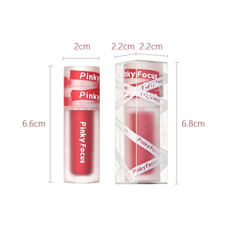 26 Kleuren Waterdichte Matte Lipgloss Nude Fluwelen Vloeibare Lippenstift Langdurige Niet-Plakkerige Cup Sexy Rode Lip Tint Make-Up Cosmetica