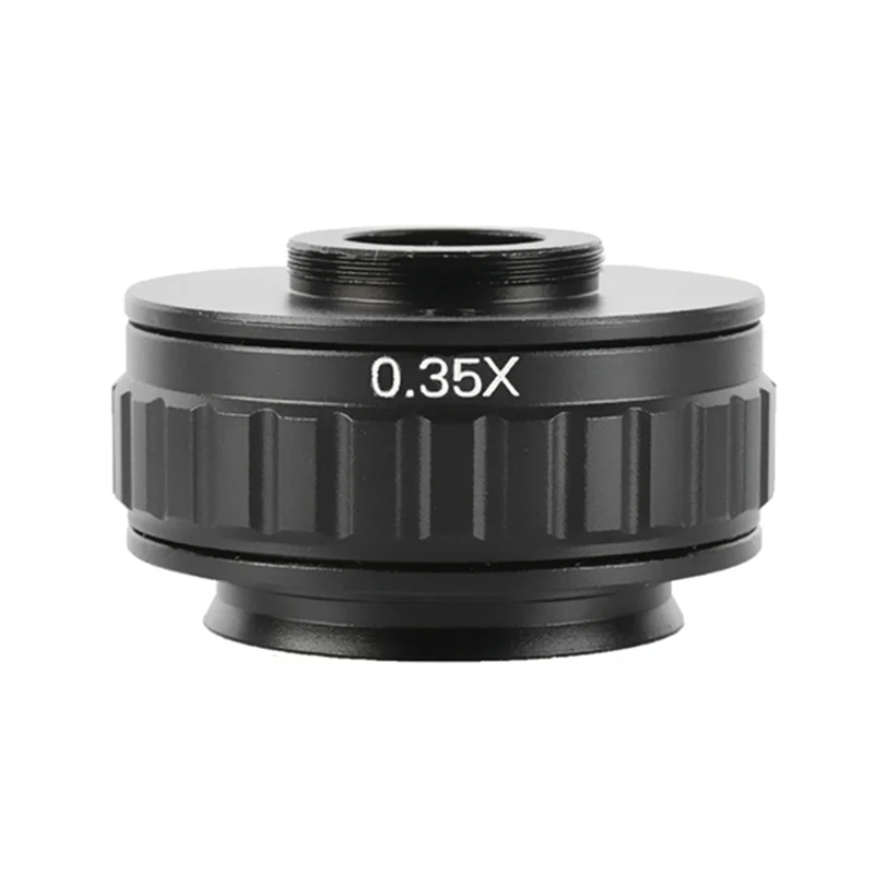 Adaptery mocowania C do mikroskopu AEE8, obiektyw 0.35X CCD do trójokowego mikroskopu stereoskopowego, interfejs 38MM, powiększone pole widzenia