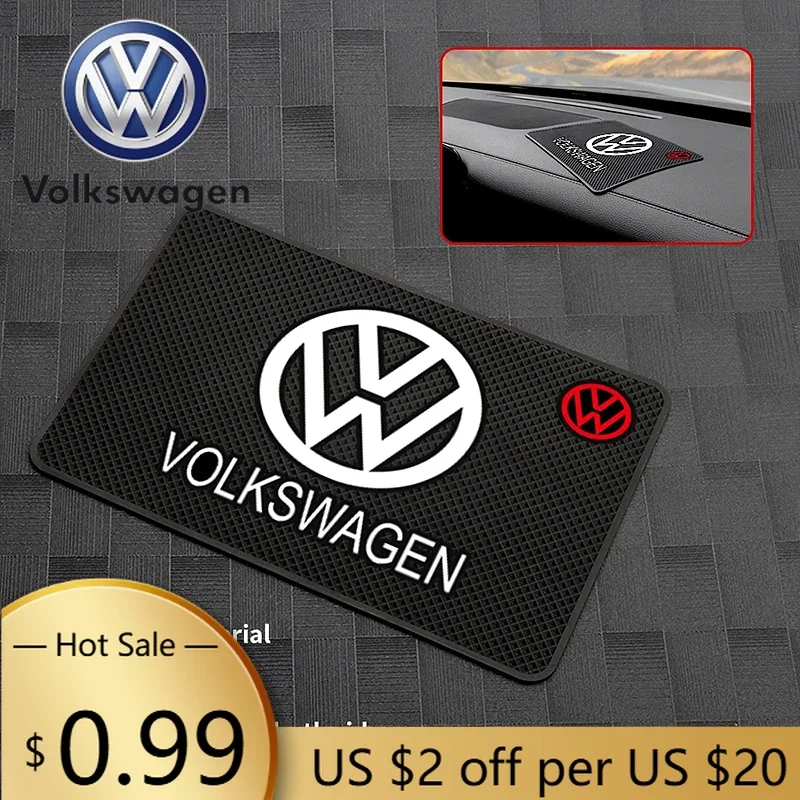 Противоскользящий-коврик-из-ПВХ-для-приборной-панели-автомобиля-volkswagen-для-golf-tiguan-jetta-transporter-passat-t5-polo