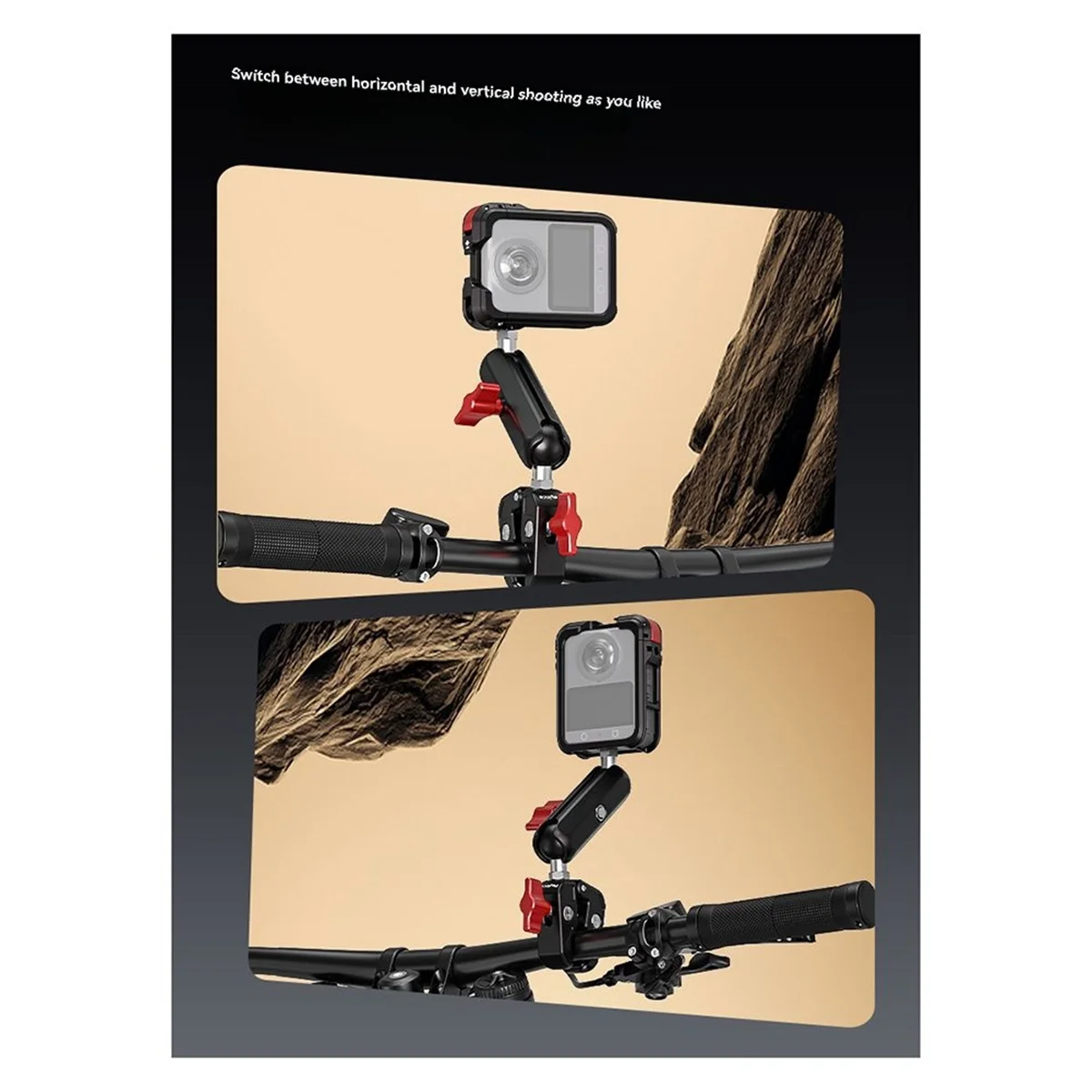 

2025+ For OSMO360 Panoramic Camera Cage Aluminum Alloy Sports Camera Protection Expansion Frame with Lens Protection Cover