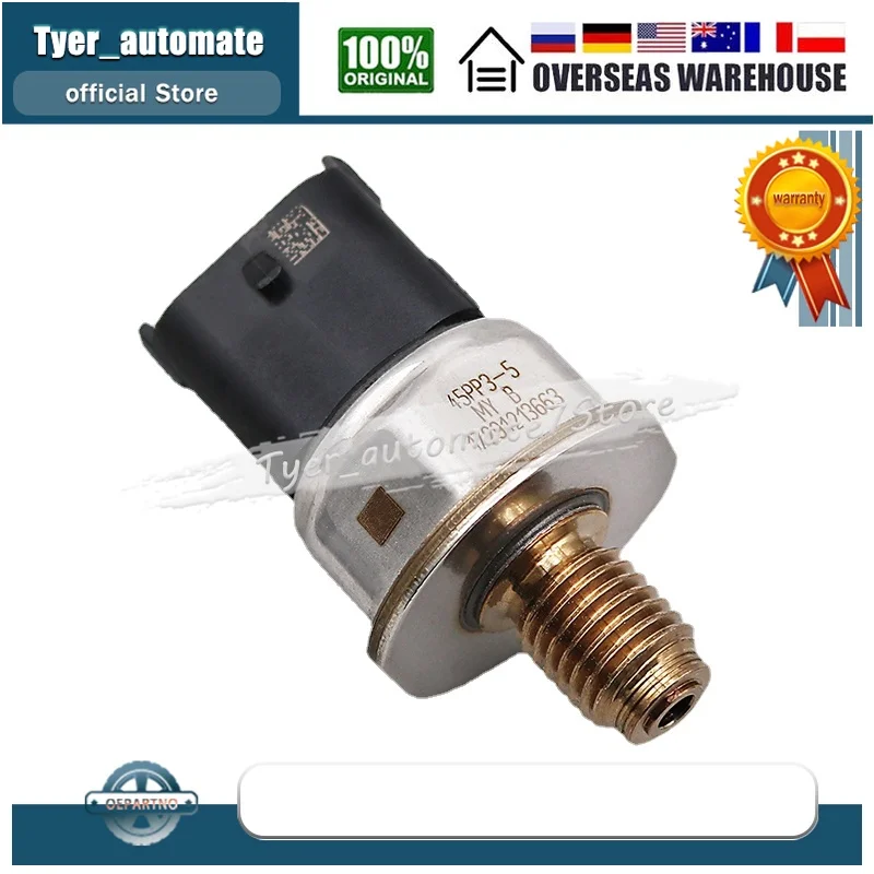 Fuel Rail Pressure Sensor Transducer 45PP3-5 For 