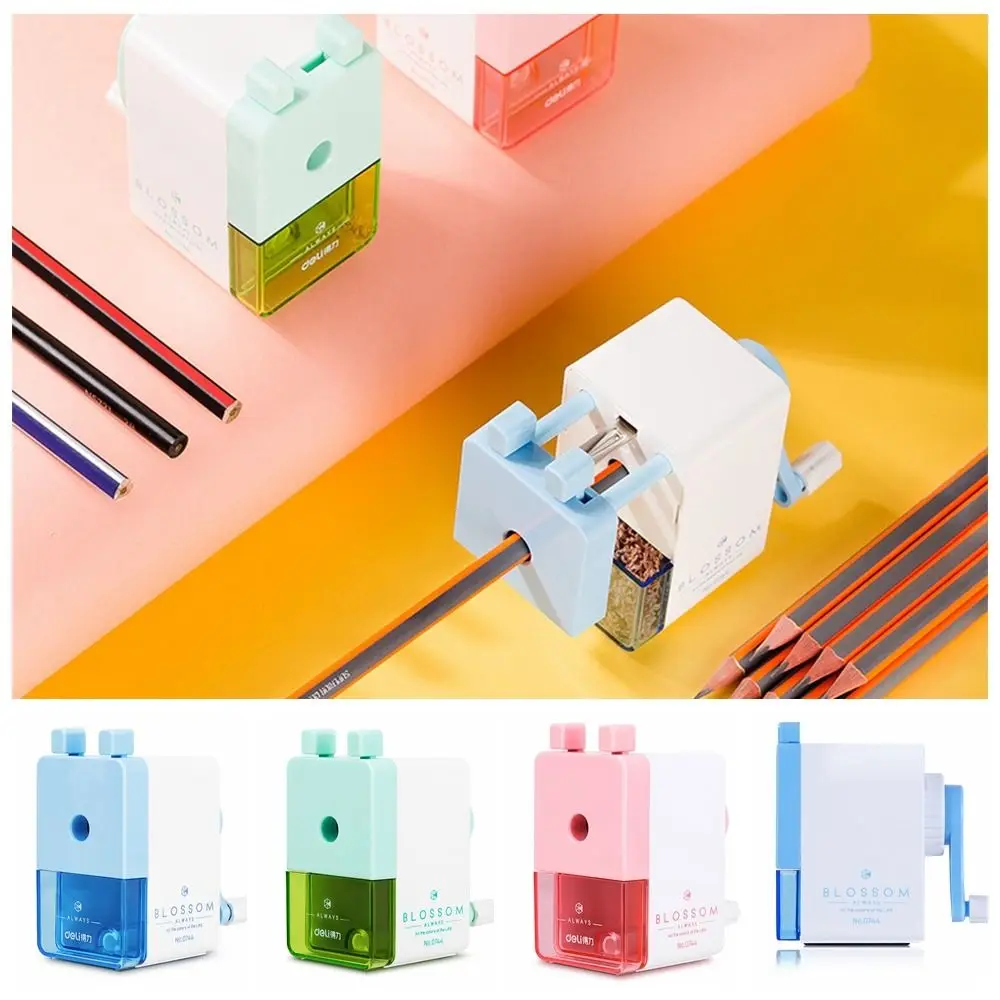 

Durable Hand Operated Automatic Pencil Sharpener Mechanical Cute Safety Plastic Children Gifts