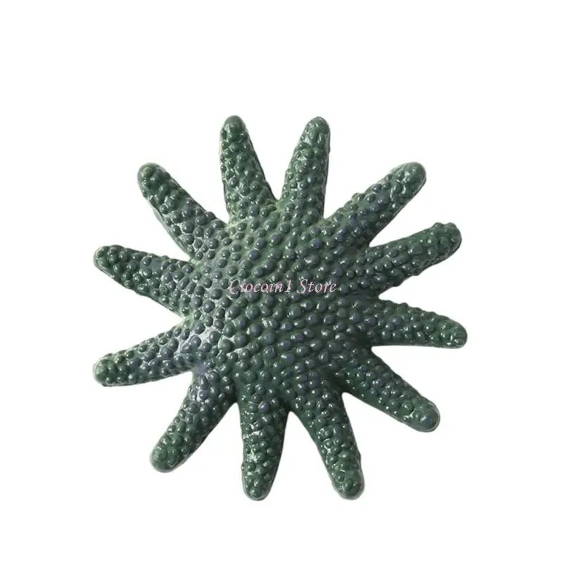 Y1UB Star Star Fish Accesorios piscina Pack 8 Toy figuras animales mar para niños Entrenamiento buceo del