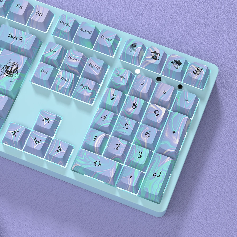 Adaptasi Keycap Sublimasi Lima Sisi Tinggi OEM 61/87/104/108