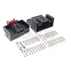 1 Set 20 Weg Auto Motor Draht Buchse 1K0971975 Klimaanlage Controller Stecker Für VW Skoda 1-1394805-1 1-1394803-1