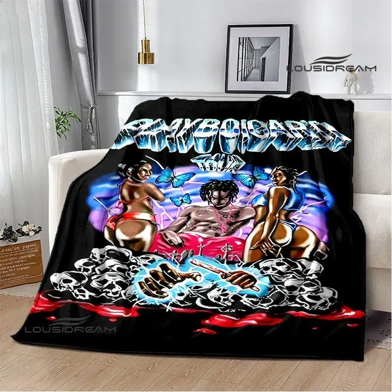 

Hip -hop Playboi Carti Printed blankets Warm Flannel blankets Soft and comfortable blanket bed linings Birthday Gift