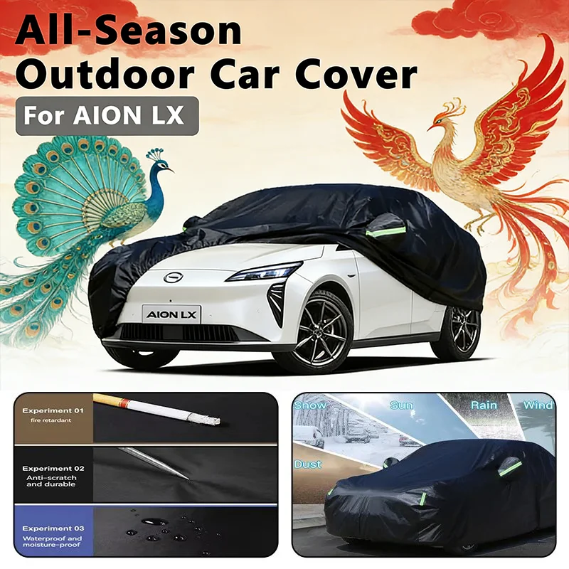 

Car covers for AION LX Outdoor Protection Full Car Covers Snow Cover Sunshade Waterproof Dustproof Exterior