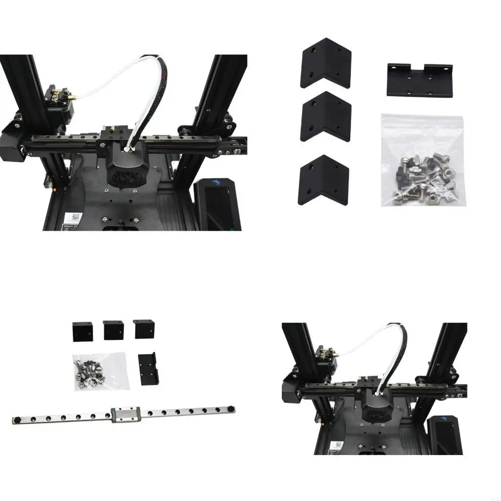 

462E Printer Parts X-Axis Linear Rails Extruder Direct Drive Part Backplane Bracket- Upgrade- For Ender3 V2