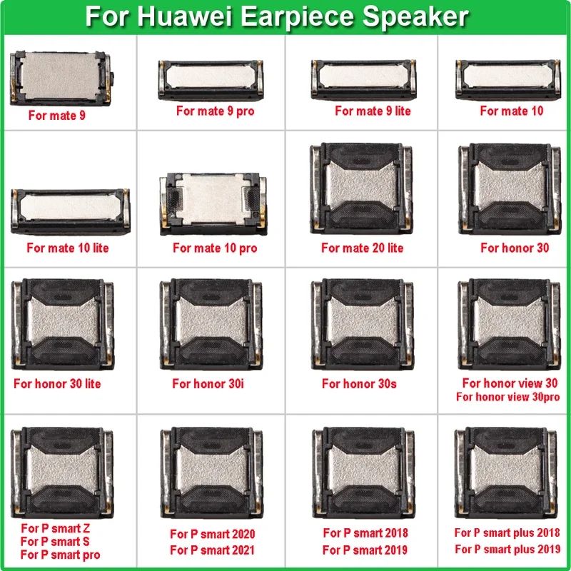 2 pz/lotto TOP Earpiece Flex per Huawei Mate 9 10 20 pro lite ricevitore altoparlante auricolare per Huawei P Smart 2 2018 2019 plus 2018 2019