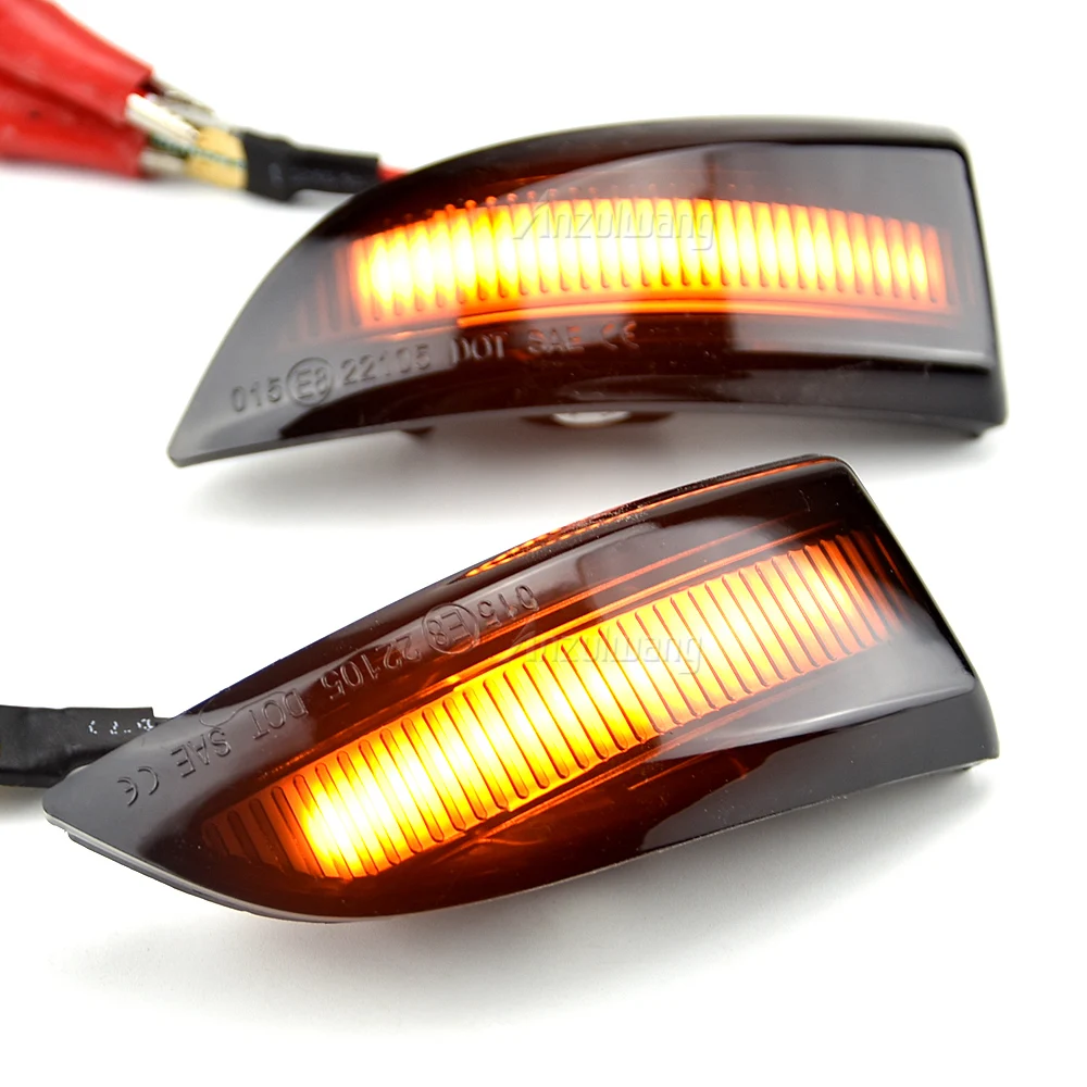 

Fluence Latitude Dynamic Turn Signal Light LED Side Mirror Sequential Indicator Blinker For Renault Megane MK3 Grand Scenic III