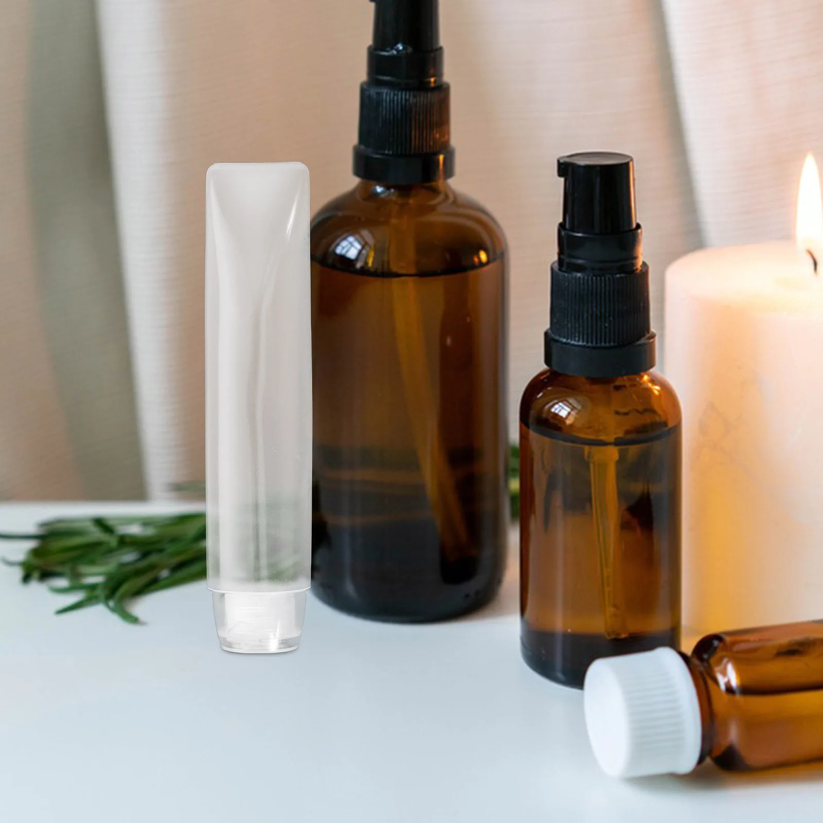 6 stuks dispenserflessen lekvrij fijne ambachtelijke reismake-up gel opslag zachte knijp siliconen container draagbaar