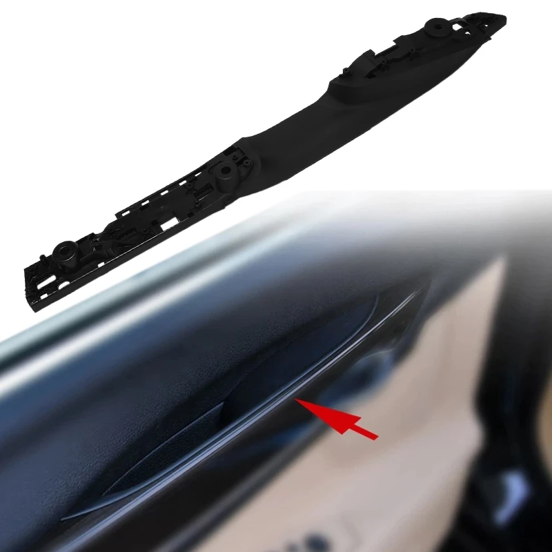 Car Interior Front Left Door Pull Handle Trim Replacement For -BMW 7 Series F01 F02 730 740 745 750 760 2008-2015