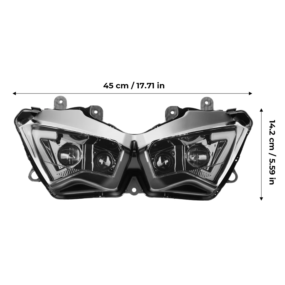 LED Headlight For Kawasaki Ninja 400 2021-2023 For Ninja 250 650