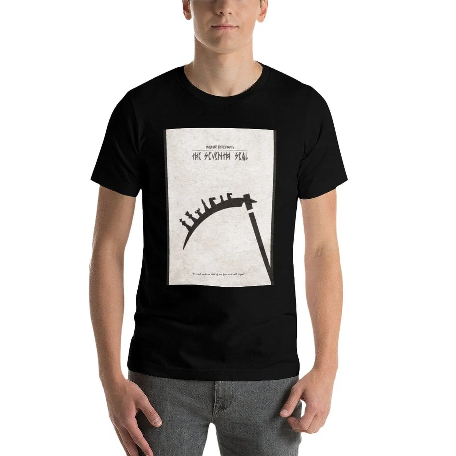

Футболка Seventh Seal aka Det Sjunde Inseglet, хлопковая футболка, футболка из 100% персонализированной футболки