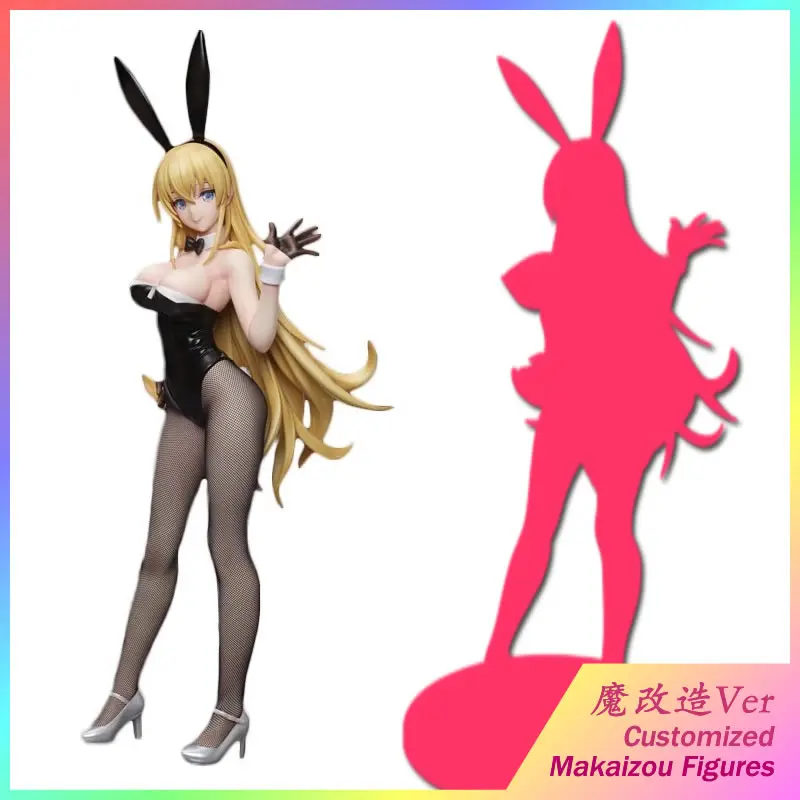 1/4 B-STYLE Yellow Hair Bunny Ver Big Boobs Makaizou Pvc Painted Collection Action Figure B-0086