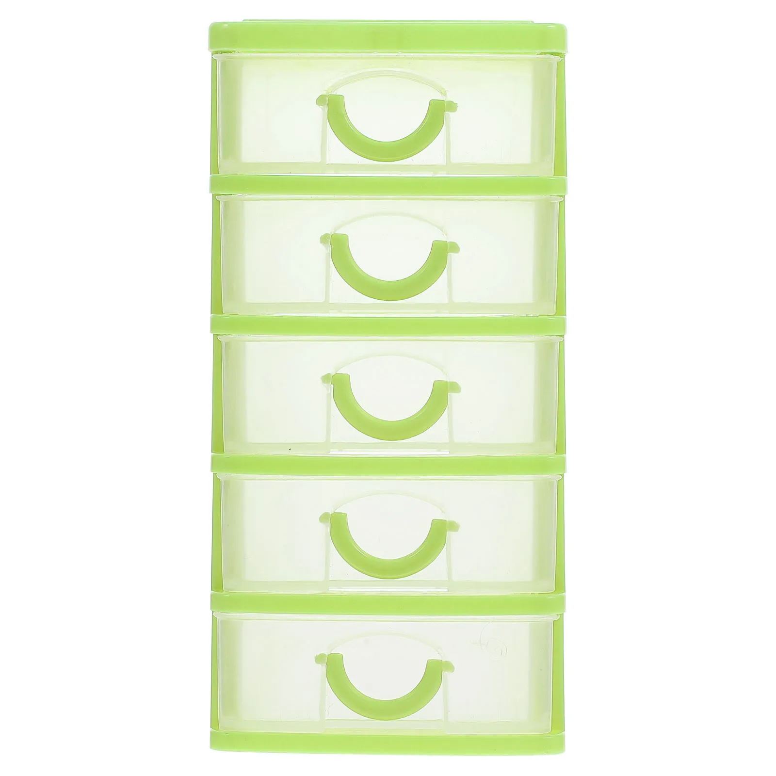 

Clear Desk Organizer 5 Layers Drawer Style Desktop Storage Box Transparent Multifunctional Workspace Storage Jewelry Organizer