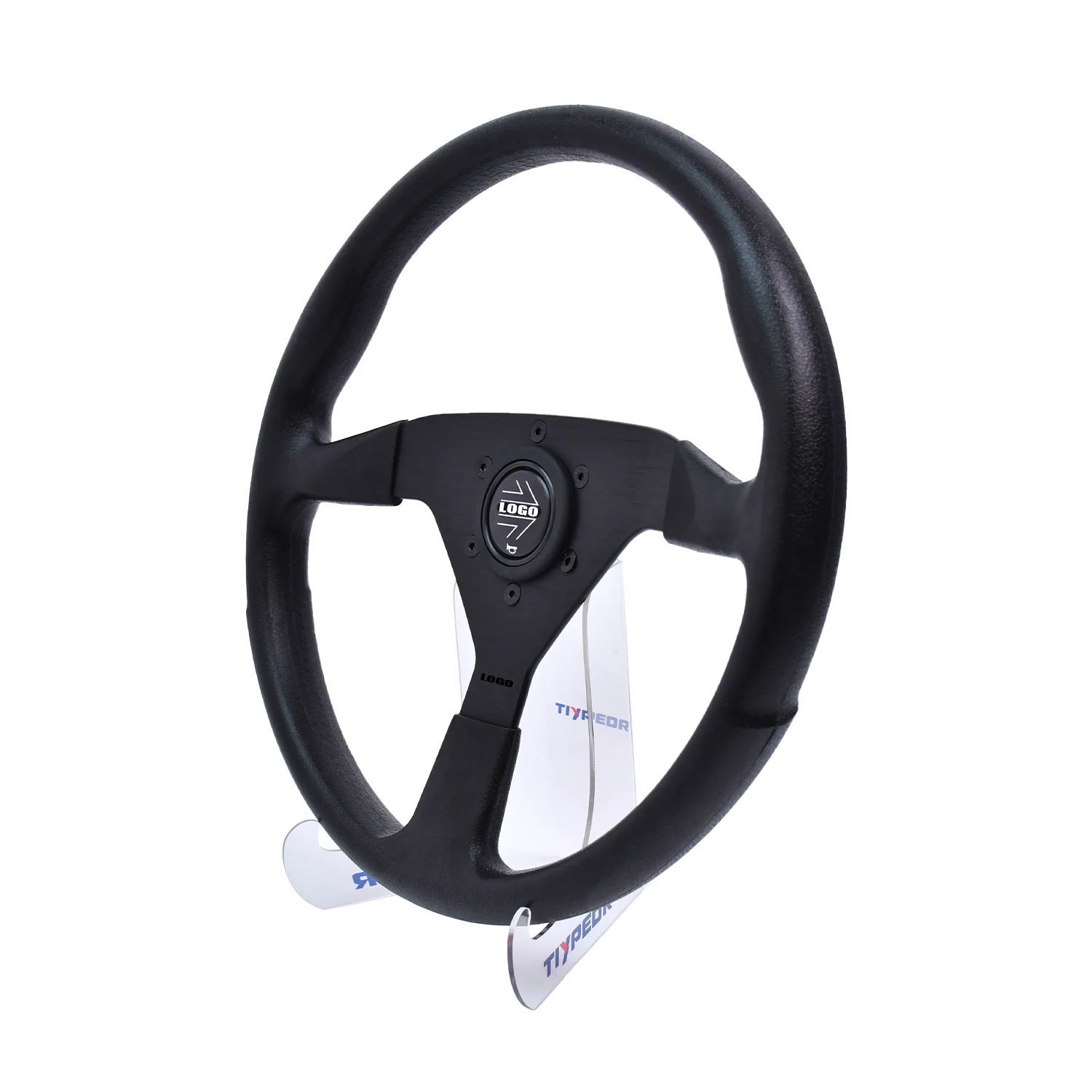 

Universal 340mm PU Leather Racing Steering Wheel 37mm Deep Dish for Car Modification Drift Car Performance Wheel