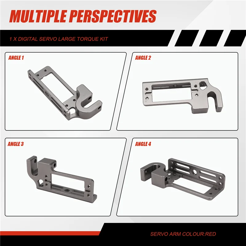 Gut gemacht-Servo Parabolische Schalter Gerät Luft Fahrzeug Wurf Gerät + 25T Servo Arm Für Fernbedienung Auto RC 25T Servo Arm