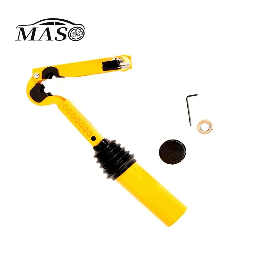 

Желтый автомобильный ручной тормоз GearStick Lock Gear для ручных и автоматических автомобилей, противоугонное устройство для грузовика, фургона, внедорожника