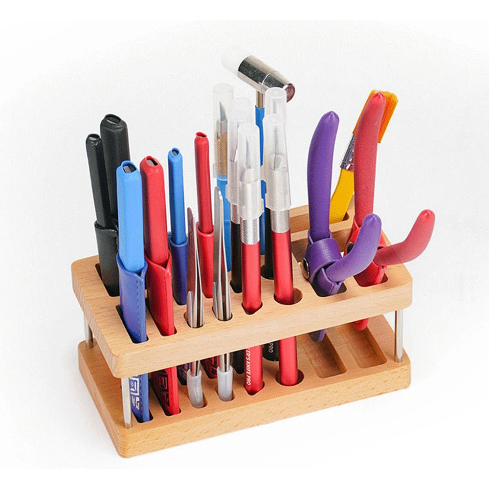 DIY Model Kit Tool Organizer Rack Assembly Model Making Tool Storage Box Hobby Building Tools Holder Crafts Tools Rack Stand