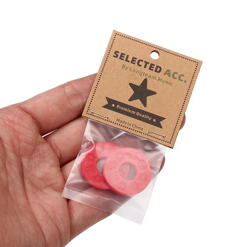 2 Teile/satz Gitarre Strap Schlösser Schnalle Bass Ukulele Anti-slip Schnalle Anti-verschütten Pad Gitarre Schwanz Nagel schloss Musik Zubehör – Detail 9