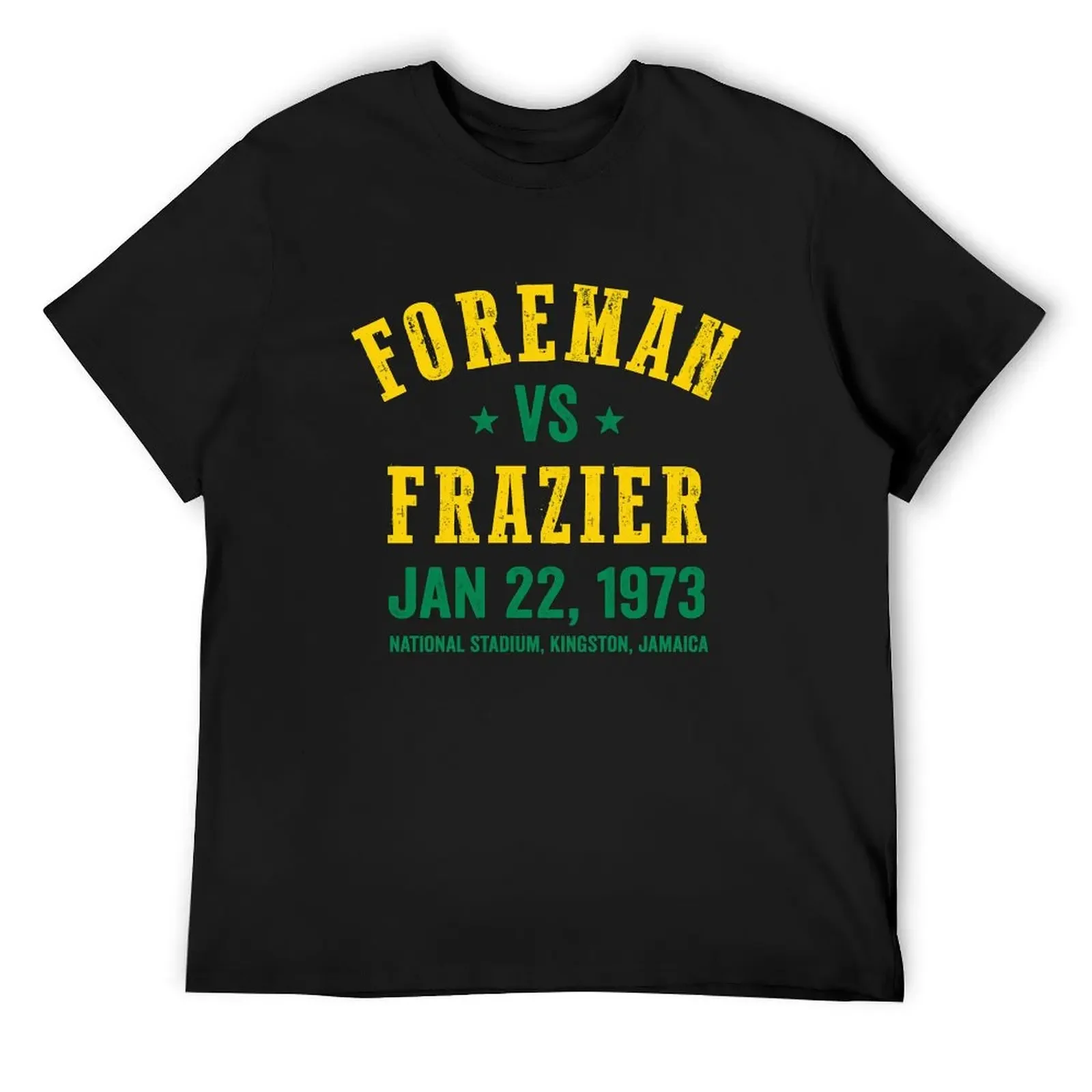 

Foreman vs Frazier Boxing T-Shirt anime clothes oversized clothes Louboutins t shirts for men