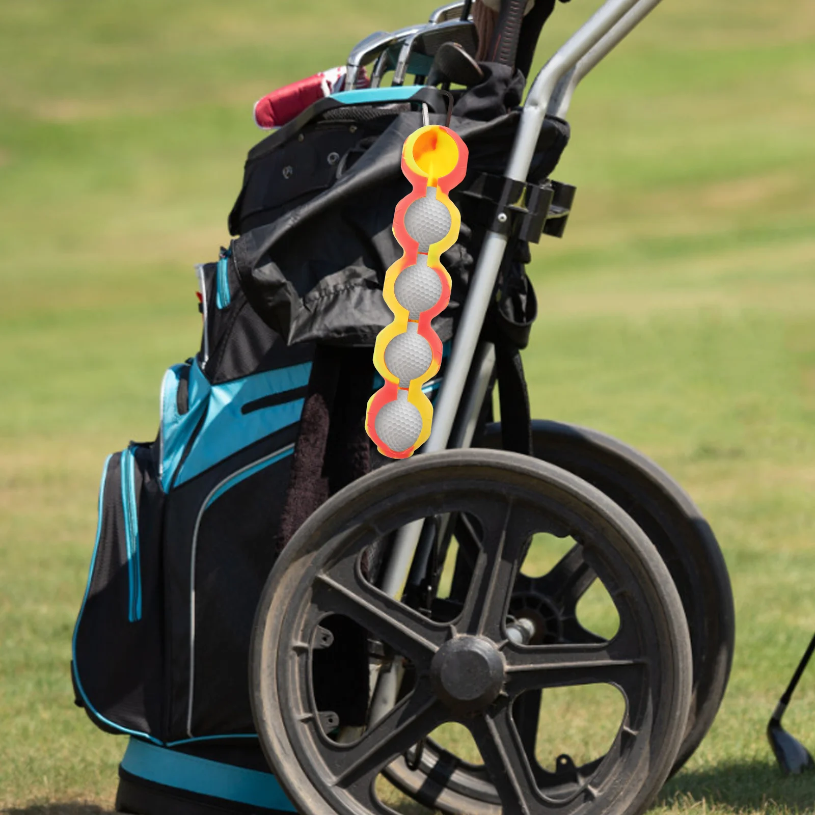 حامل كرة محمول، تصميم قابل للتعليق للرجال، حقيبة كرة جولف محمولة أساسيات للرجال، ملحقات الجولف #2