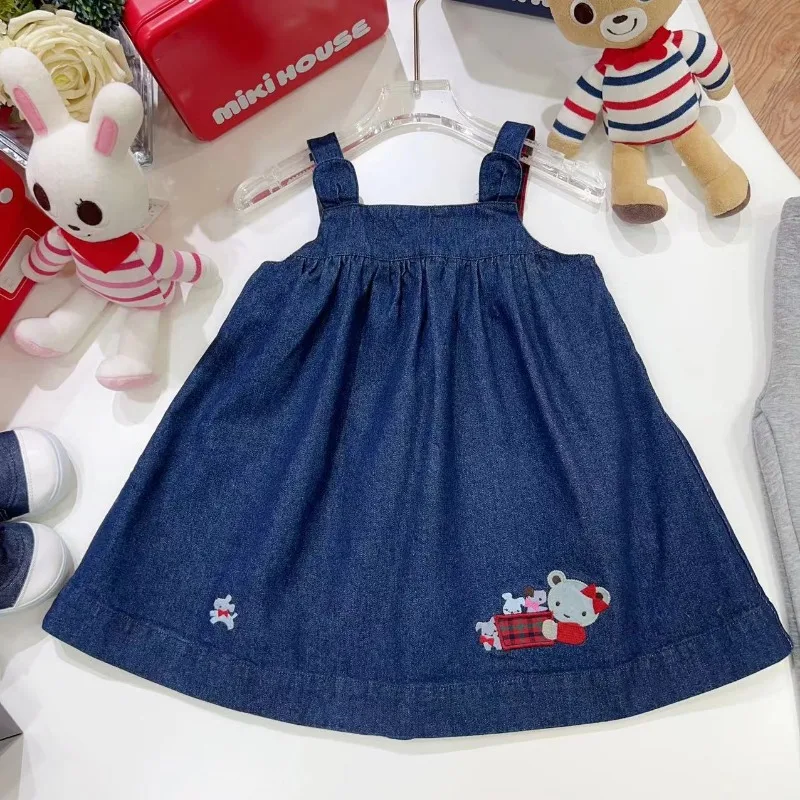 

Летние повседневные юбки для девочек, джинсовые комбинезоны, юбка, повседневные платья для девочек, детское платье, платье, детская одежда