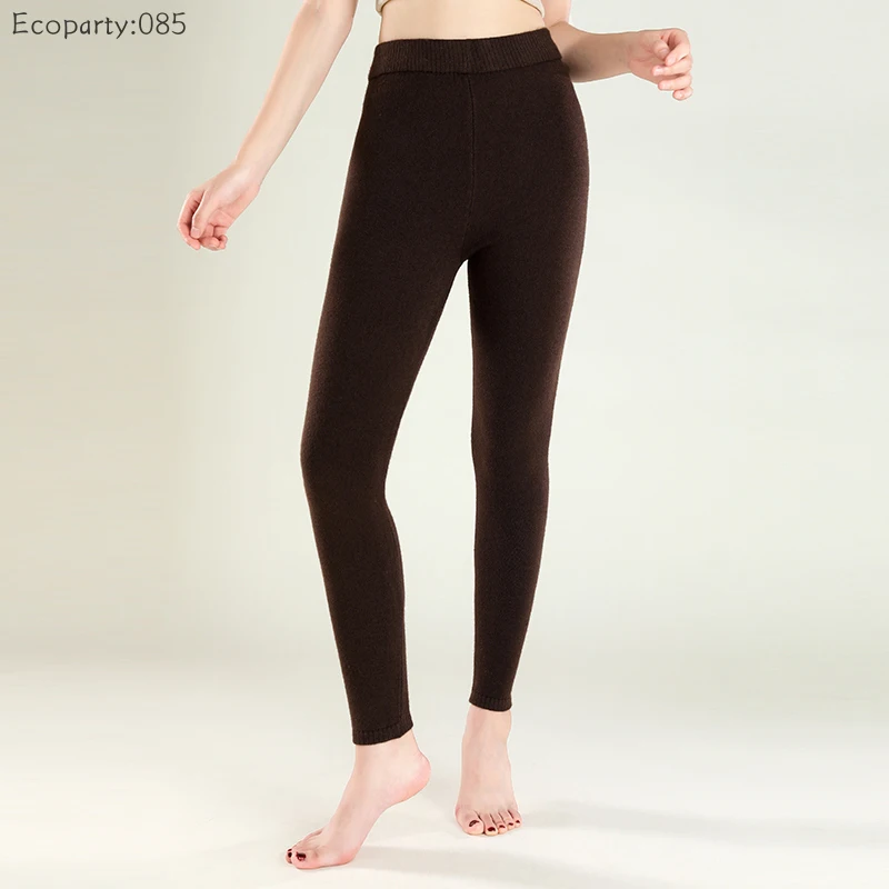 Outono inverno leggings femininas engrossadas calças térmicas fino ajuste e leggings quentes com calças elásticas abaixo para o sexo feminino novo