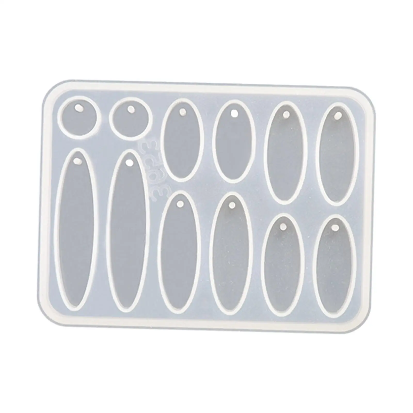 Flexible Silicone Casting Pendant Mold for Resin Earrings Jewelry Making DIY Accessories Kit Lightweight Reusable Easy Clean