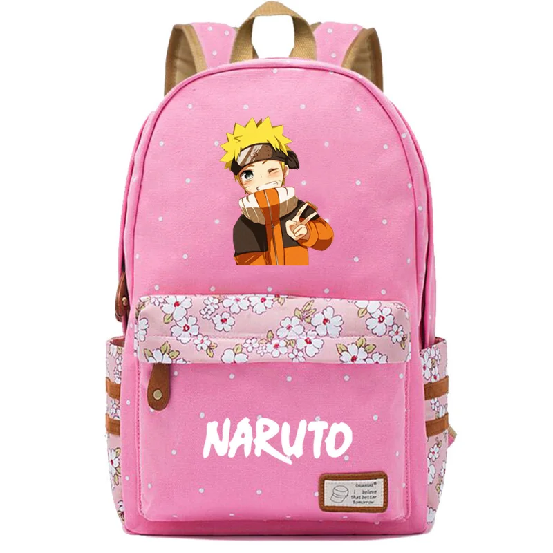 

Новый школьный портфель Naruto с героями мультфильмов, водонепроницаемый, устойчивый к пятнам, повседневный и легкий, вместительный милый рюкзак