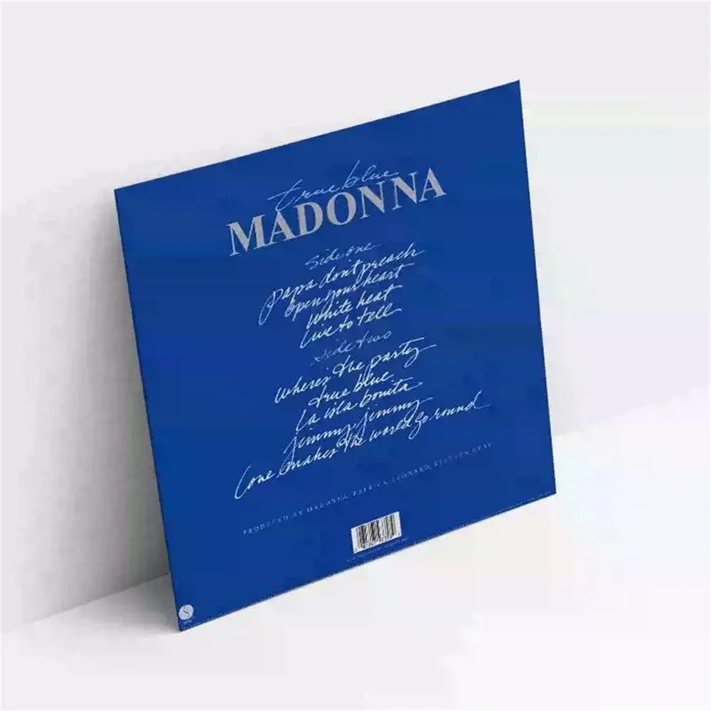 الفونوغراف ألبوم الفينيل المحدد مادونا صحيح الأزرق LP مسجل فينيل 12 بوصة شعبية الفونوغراف محددة LP مسجل فينيل